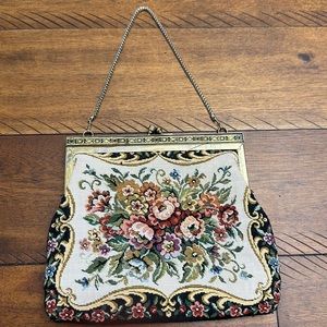 Vintage tapestry handbag